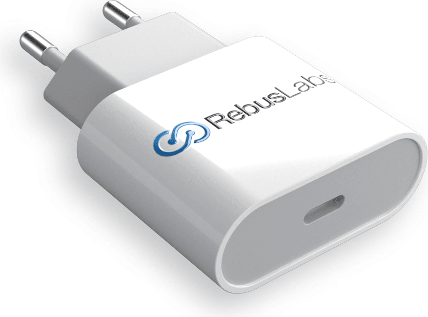 RebusLabs power adapter with EU plug